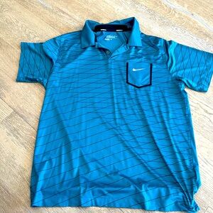 Nike Golf Tour Performance Polo Shirt, Men’s Size LARGE POCKET